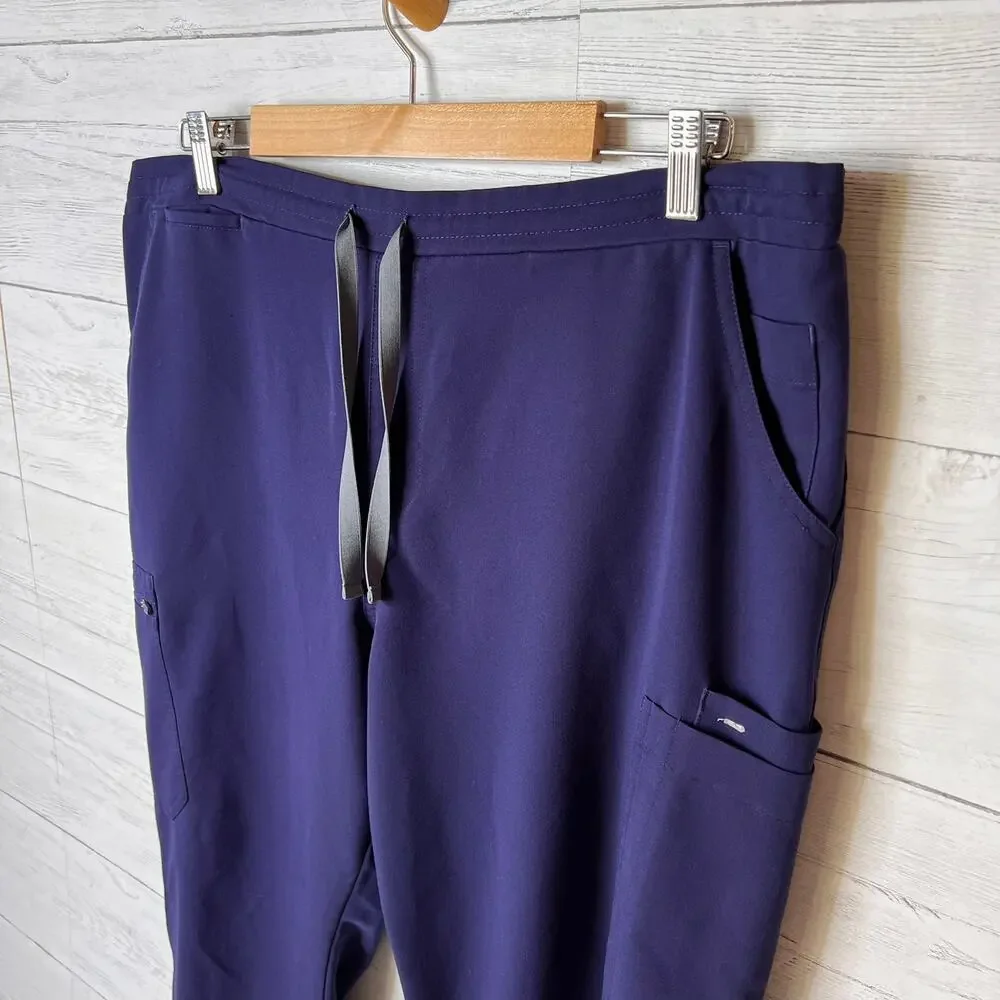 Figs Scrub Pants Mens Size XXL Navy Technical Collection Medical Nursing Pockets